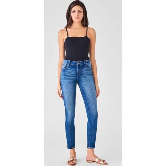 DL1961 Florence Skinny Jean in Azure NWT Size 24W - Picture 1 of 12